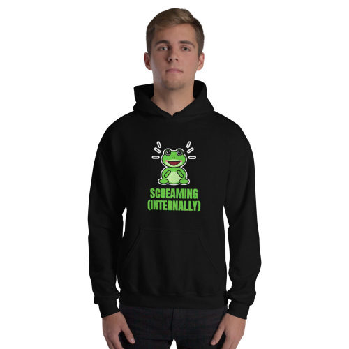 Black Hoodie: Screaming (internally)