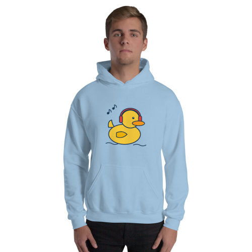 Light Blue Hoodie: Duck