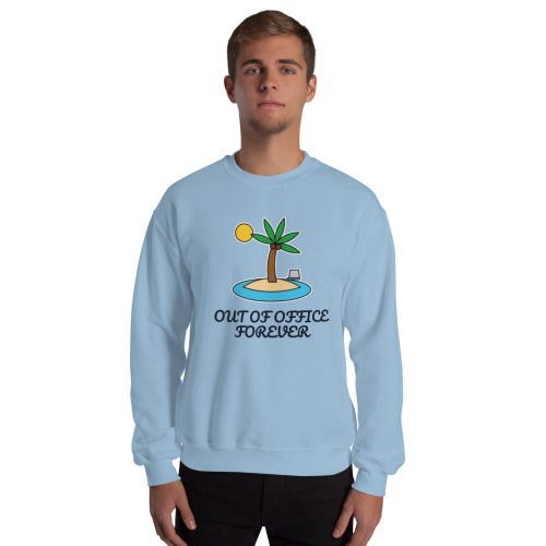 Light Blue Jumper: Out Of Office Forever