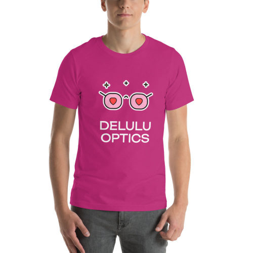 Berry T-shirt: Delulu Optics