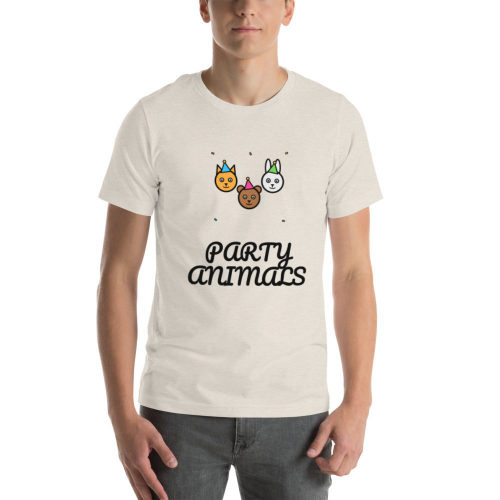 Heather Dust T-shirt: Party Animals